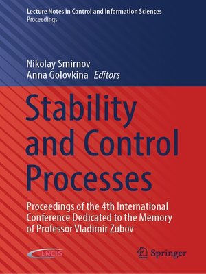 cover image of Stability and Control Processes